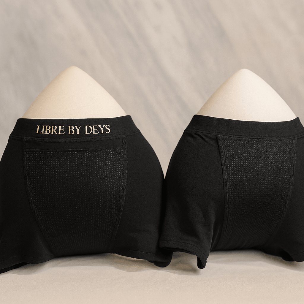 Culotte menstruelle- BOXER - FLUX ABONDANT - Libre by deys