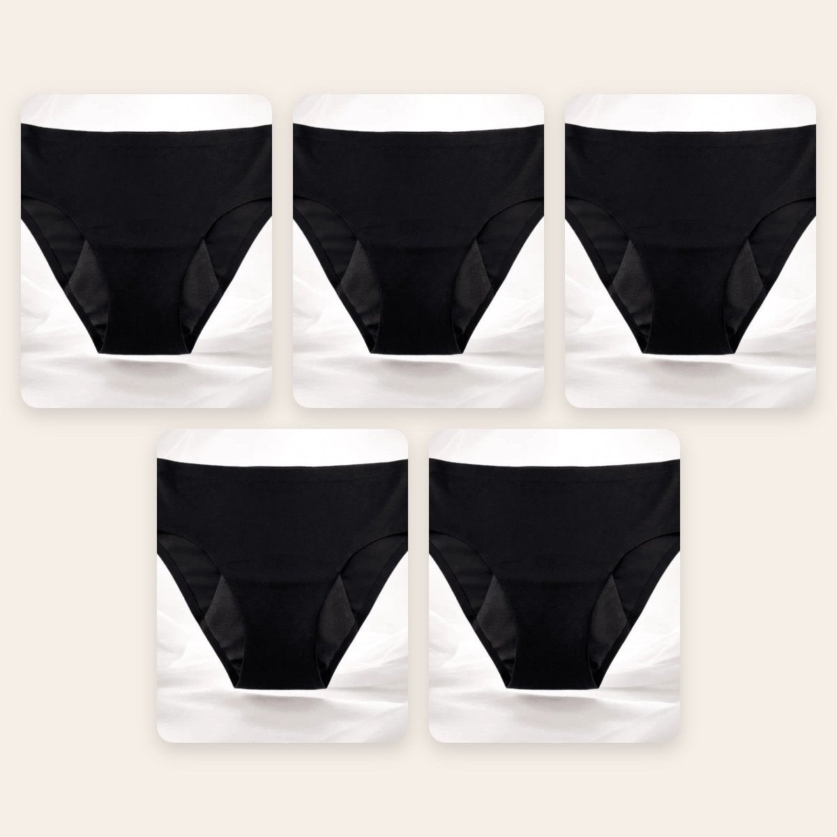Lot de culottes menstruelles invisibles – Flux abondant - Libre by deysCULOTTE MENSTRUELLE